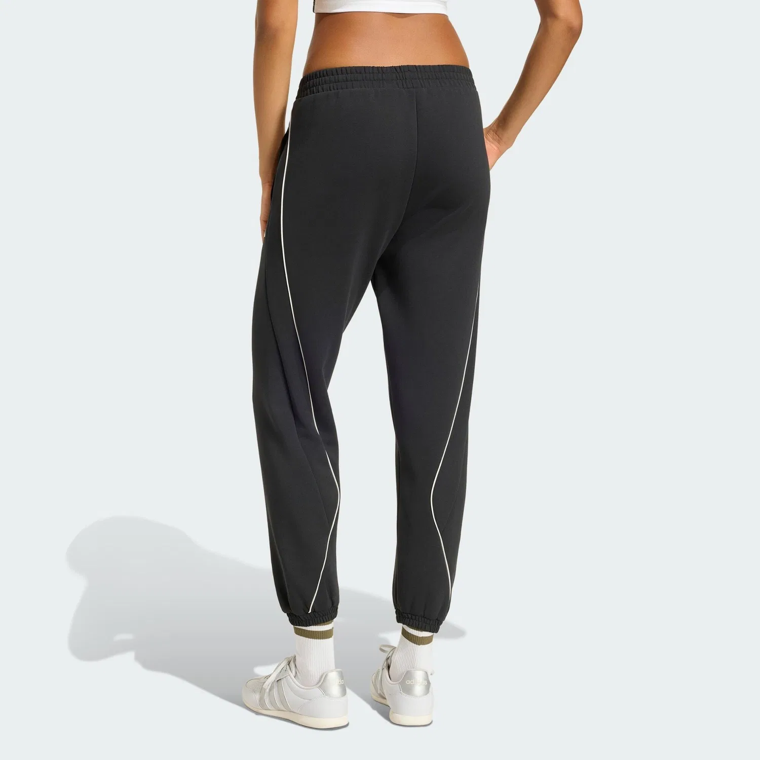 Мужские спортивные штаны с утяжкой Stadium Hose Adidas, Schwarz — фото 3