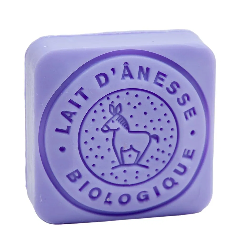 Мыло твердое из свежего органического ослиного молока, Label Provence Nature, набор 5 шт., 30 г, Лаванда — фото 2