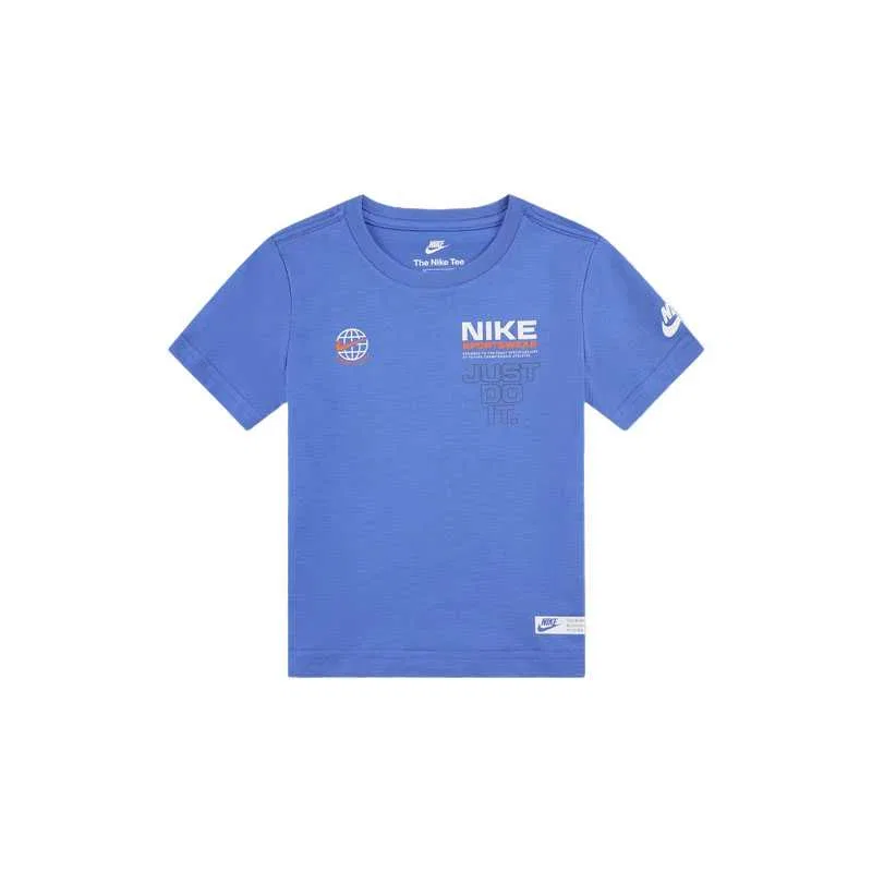 Детская футболка с коротким рукавом Comet Blue Nike