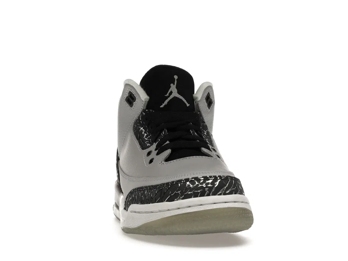 Детские кроссовки Lifestyle Jordan 3 Retro, Wolf Grey/Metallic Silver-Black — фото 2