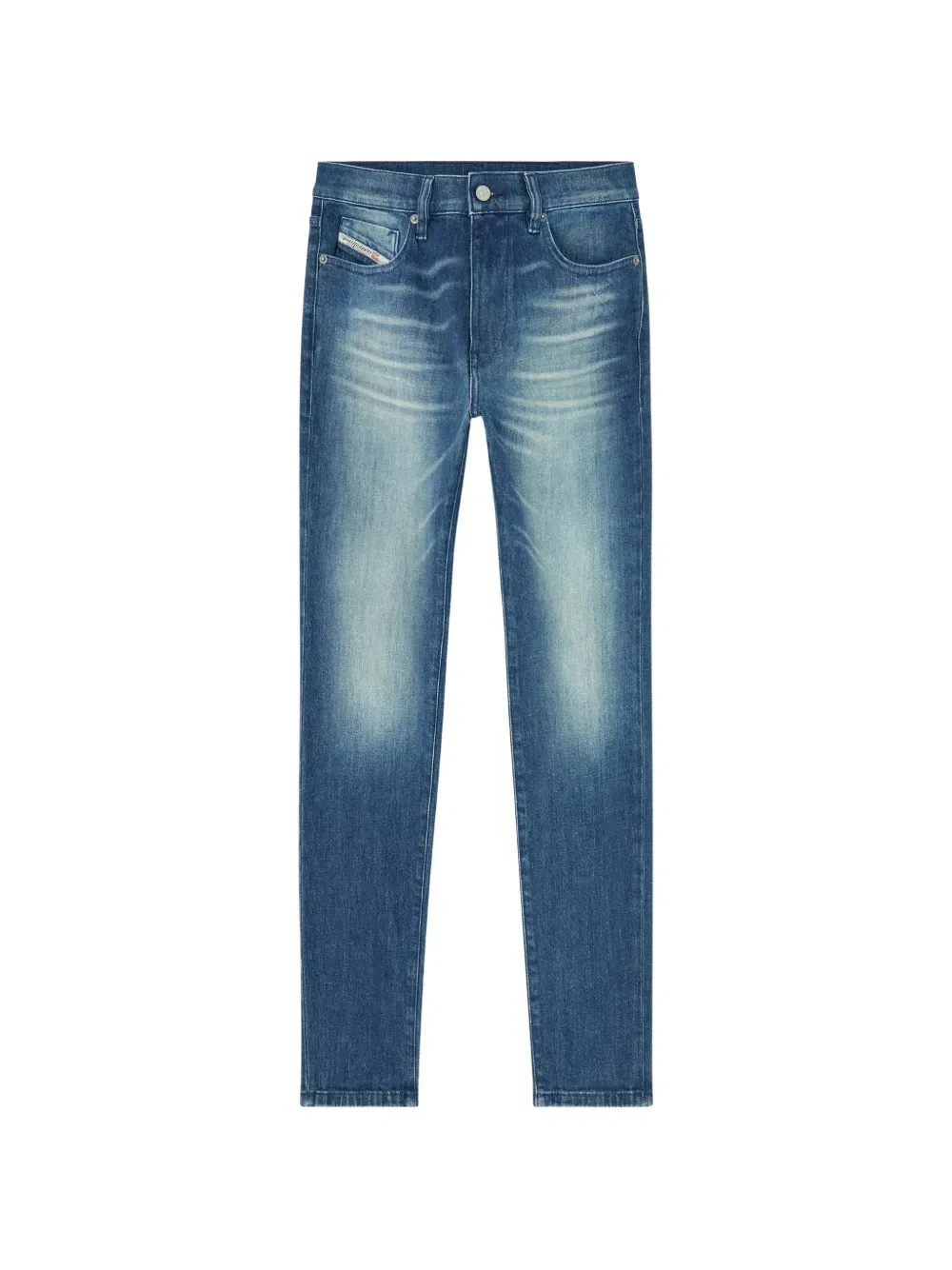 Джинсы Diesel Slim с обычной посадкой 2019 D-Strukt, синий