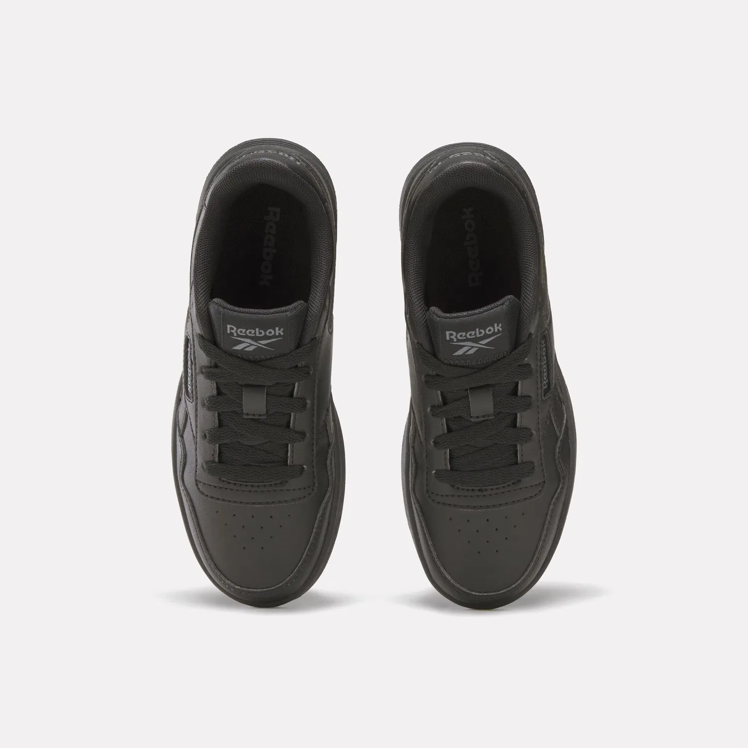 Детские кроссовки на шнуровке Reebok Classic, Black — фото 3