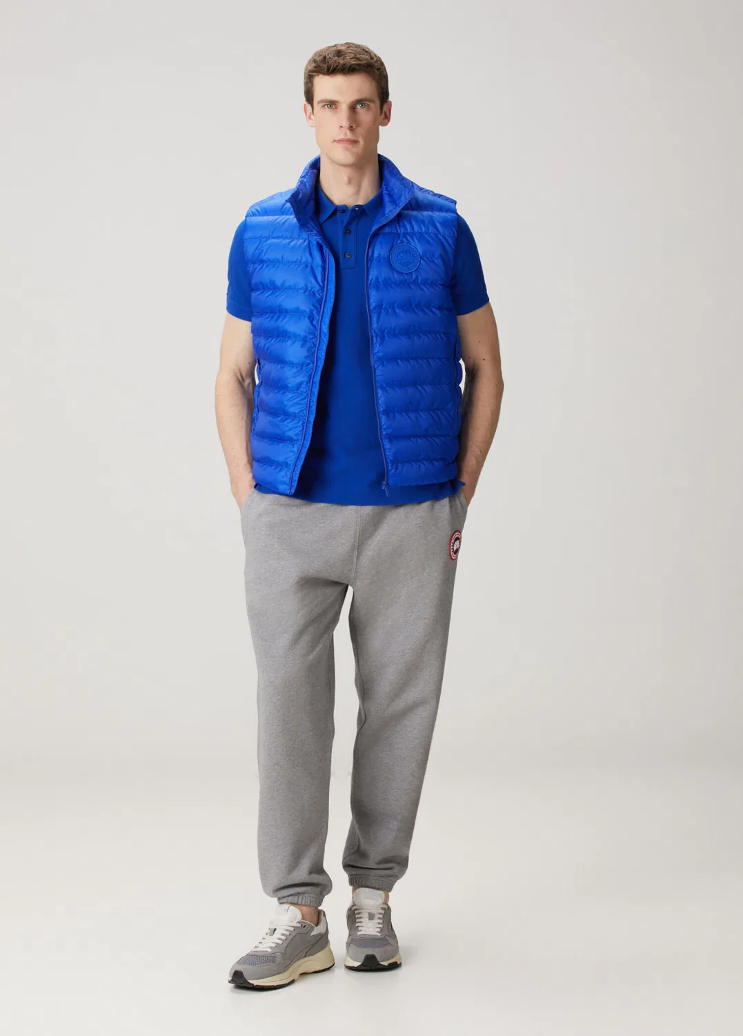 Пуховик жилет Canada Goose Stratus, blue — фото 2