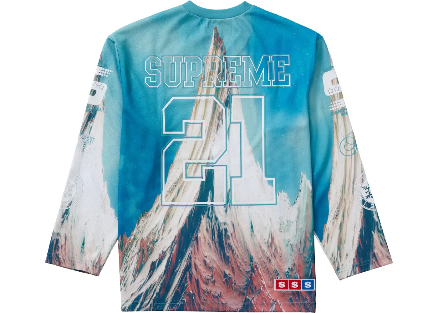 Мужская джерси Supreme Mountain Hockey Jersey Blue, Blue — фото 2