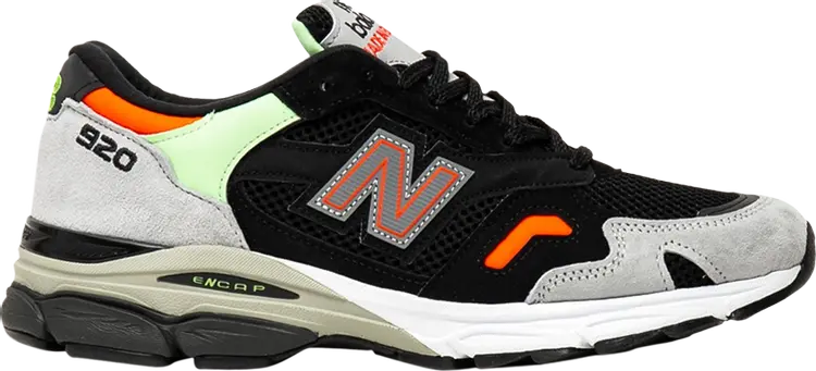 

Кроссовки New Balance 920 Made In England 'Black Grey Mint', черный