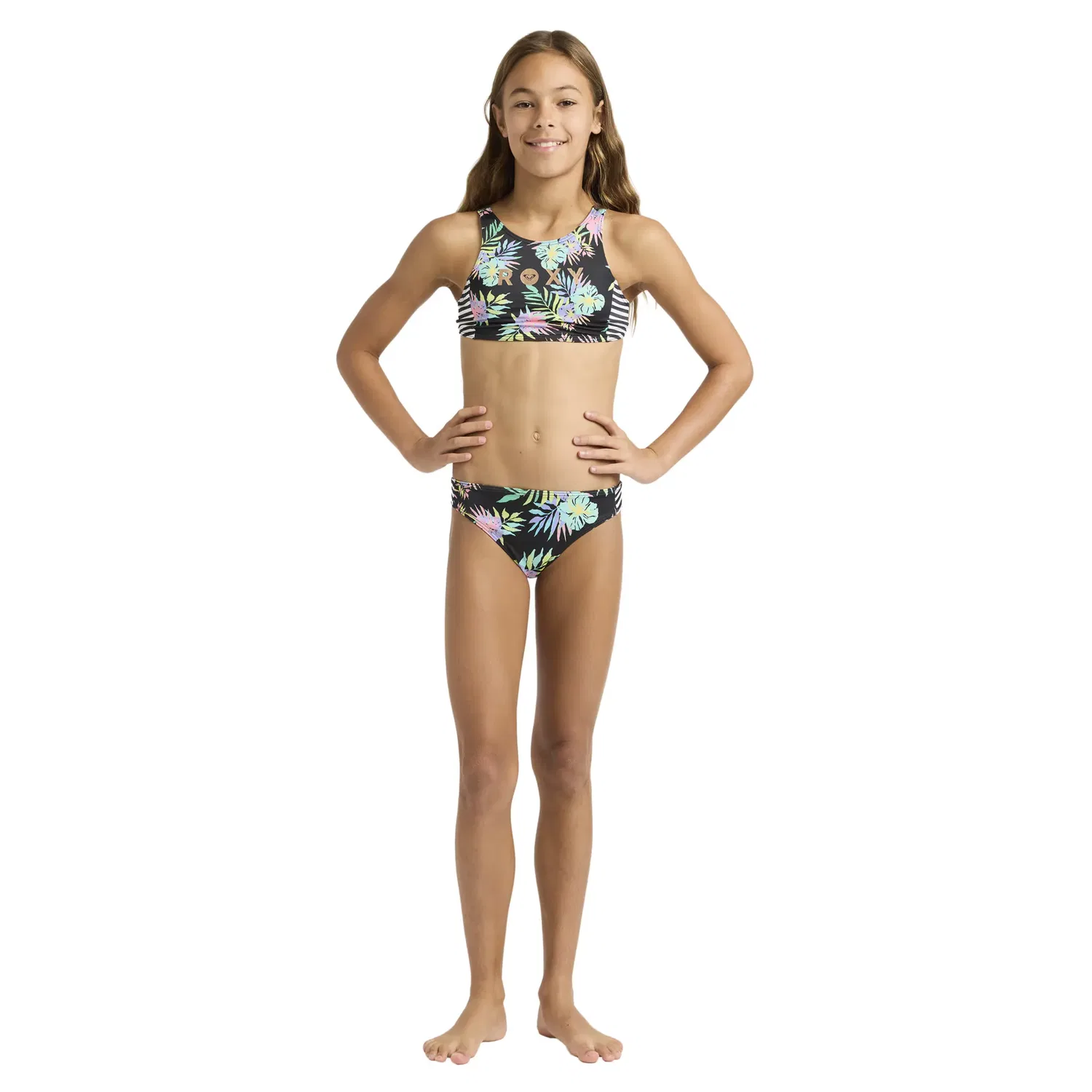 Детский комплект бикини с принтом Roxy Active Roxy, Multicolor — фото 3