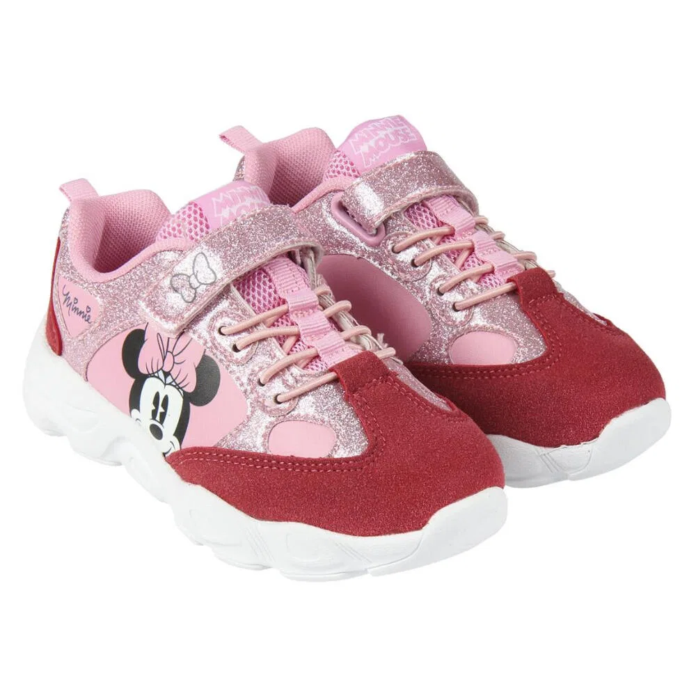 Детские кроссовки для девочек с блестками Minnie 30 Mini Mouse, Роза — фото 2