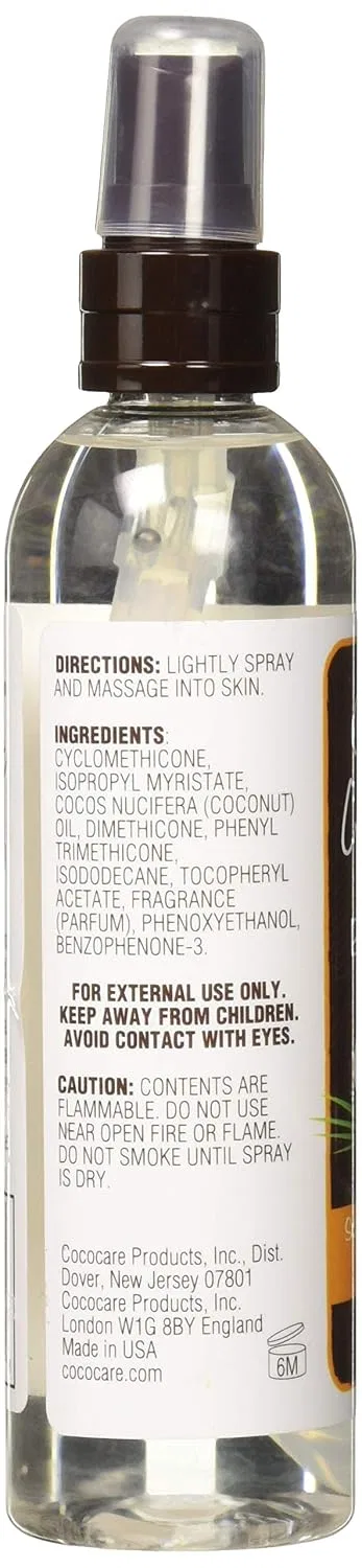 Масло для тела сухое спрей COCOCARE Coconut Dry Oil Body Spray, 177.44 мл, Coconut — фото 3
