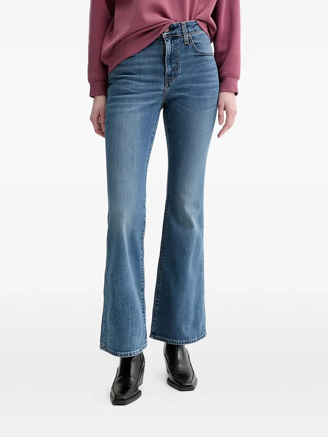 Джинсы клеш 726, синие Levi's, синий