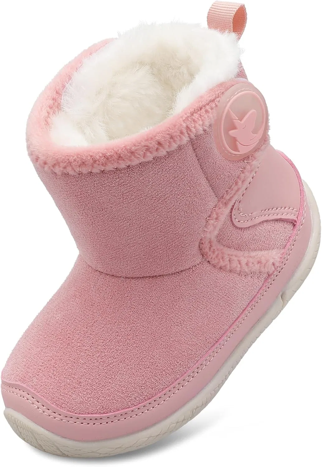 Детские ботинки для девочек и мальчиков с липучкой JIASUQI, Pink