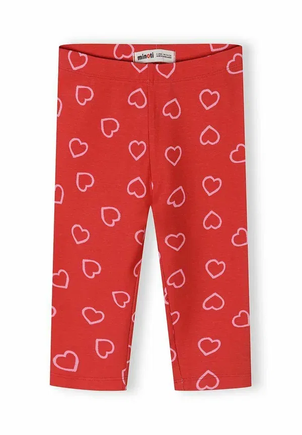 Брюки с принтом 3 pack fruit print Leggings Minoti, Red/Pink/White, белый/красный/розовый — фото 2