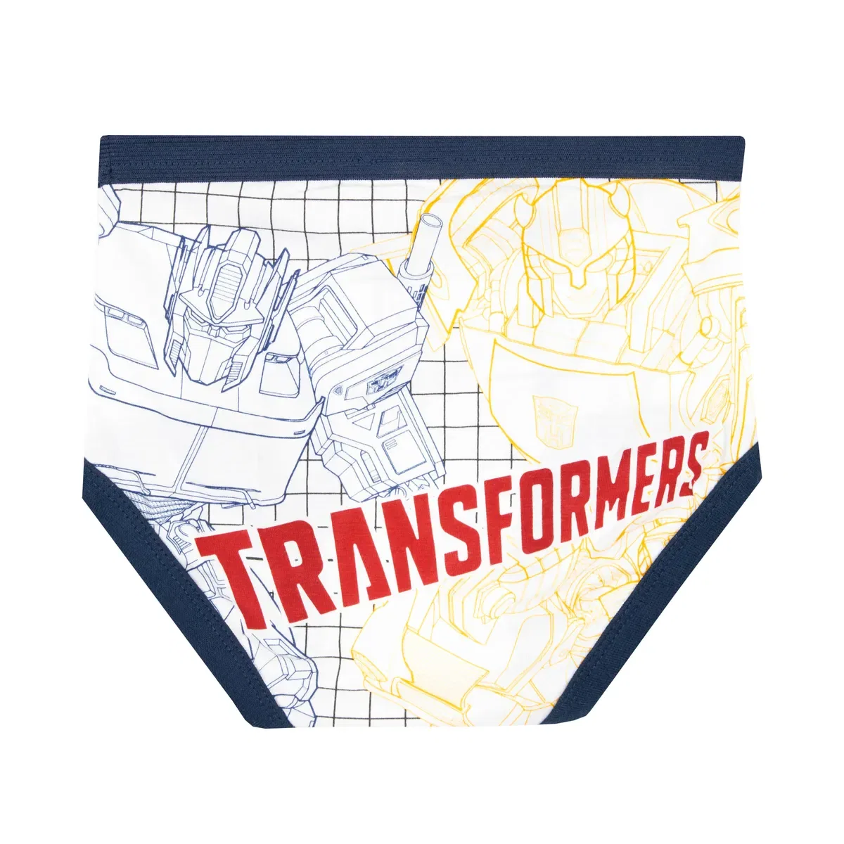 Детские трусы с принтом Transformers, 5 шт., Multi — фото 3