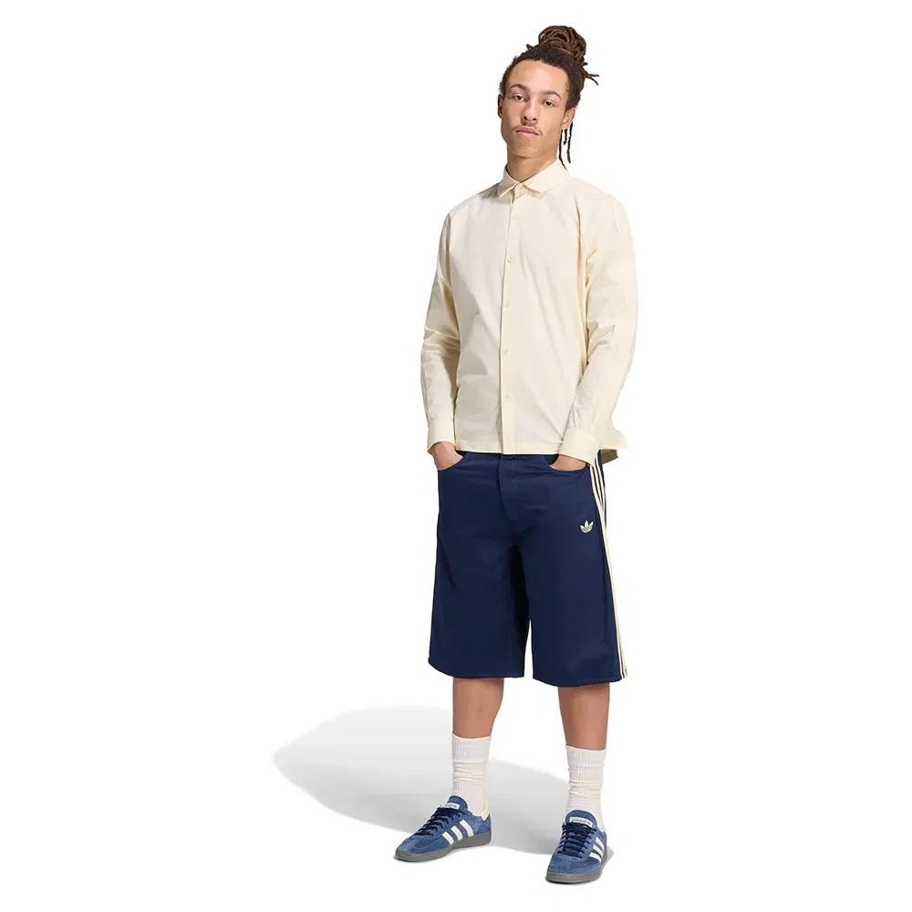 Мужские шорты из денима Firebird Twill Adidas Originals, Blue — фото 4