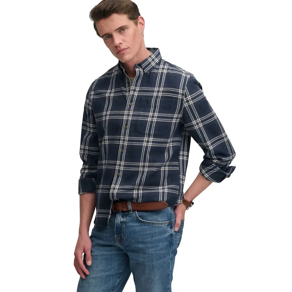 Мужская рубашка с длинным рукавом Cotton Lumberjack Superdry, Black — фото 4
