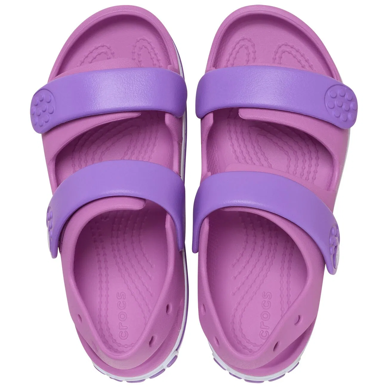 Детские сандалии, Bebés Crocband Cruiser Sandal, Crocs, фиолетовый — фото 3