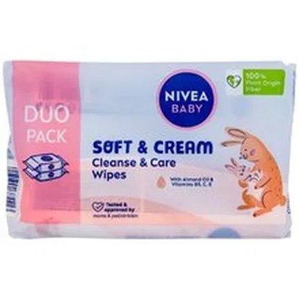 Влажные салфетки Nivea Baby Soft Cream Cleanse Care