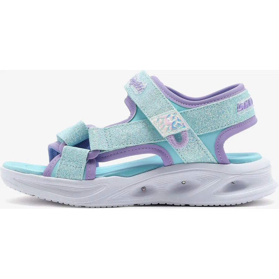 Сандалии с подсветкой Sola Glow, Skechers, Фиолетовый