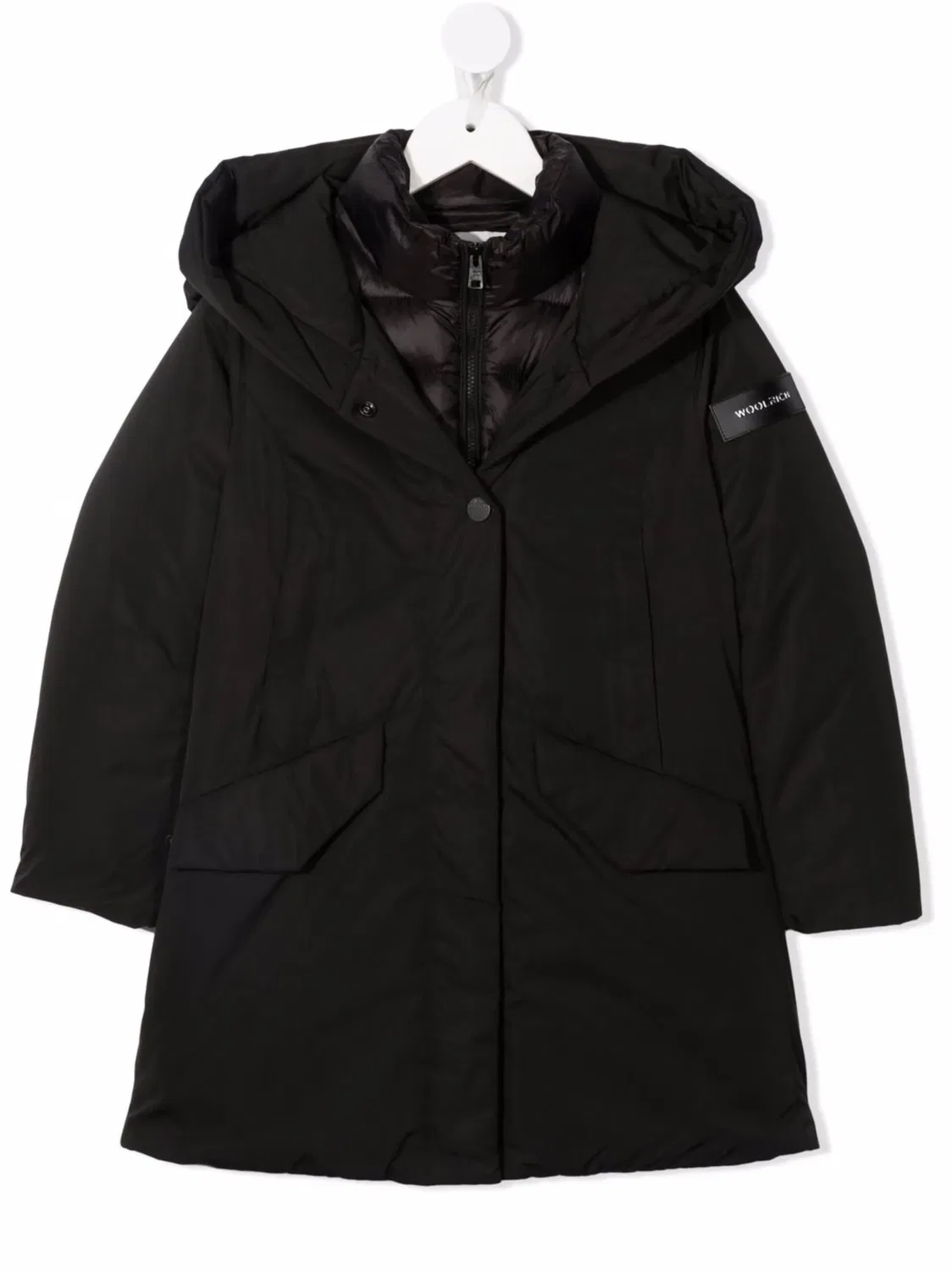 Слоистое Пуховик Woolrich, черный