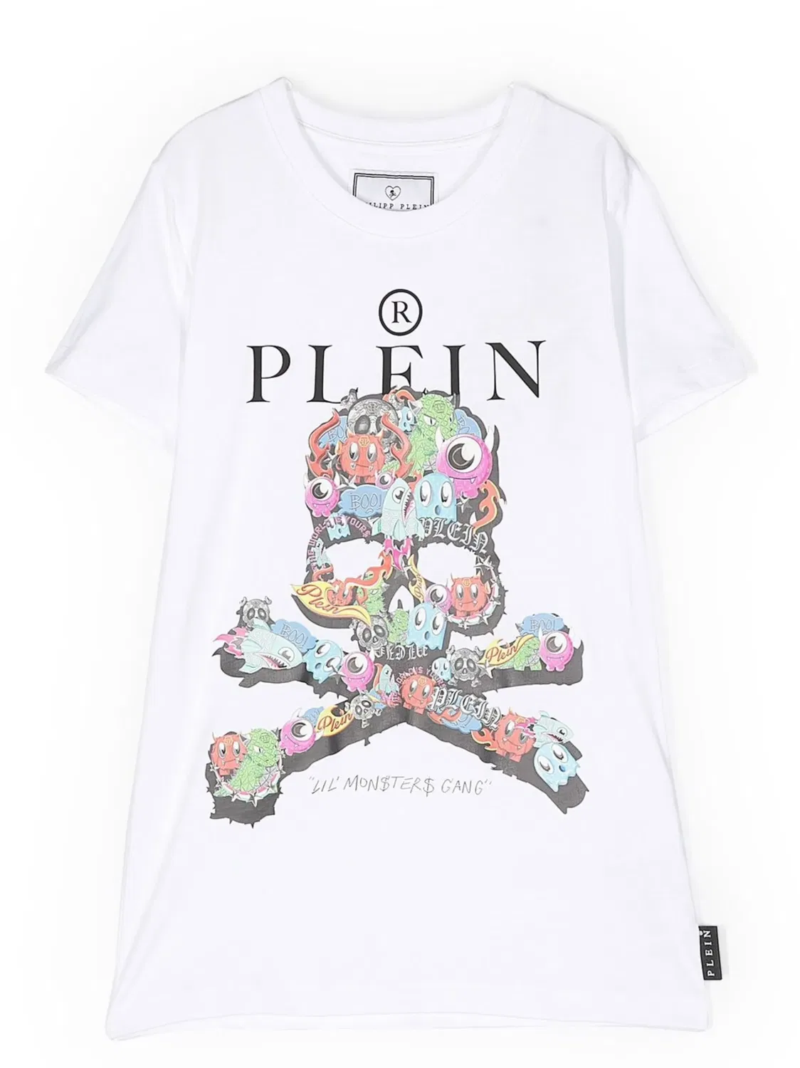 Футболка с принтом черепа Philipp Plein, белый