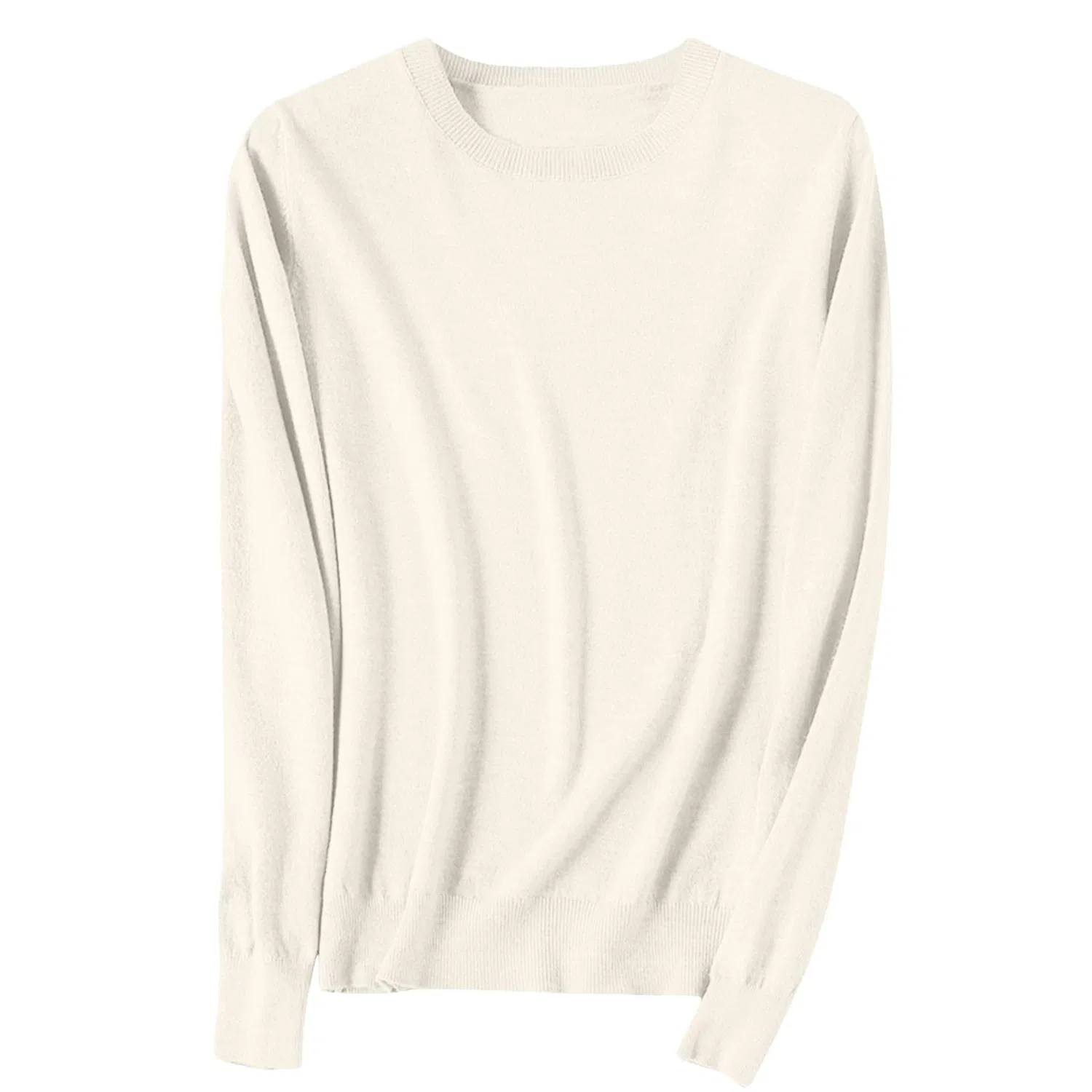 Женский легкий свитер с длинным рукавом, Beige