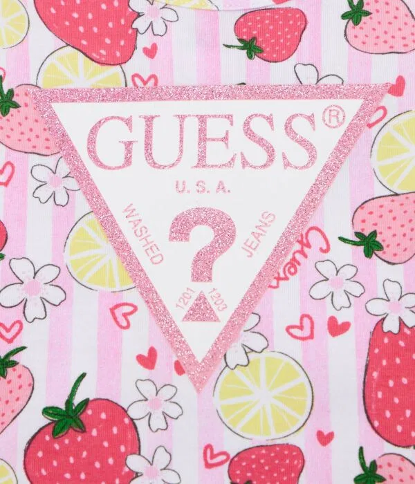 Детское боди для девочек Guess, Rosa — фото 3