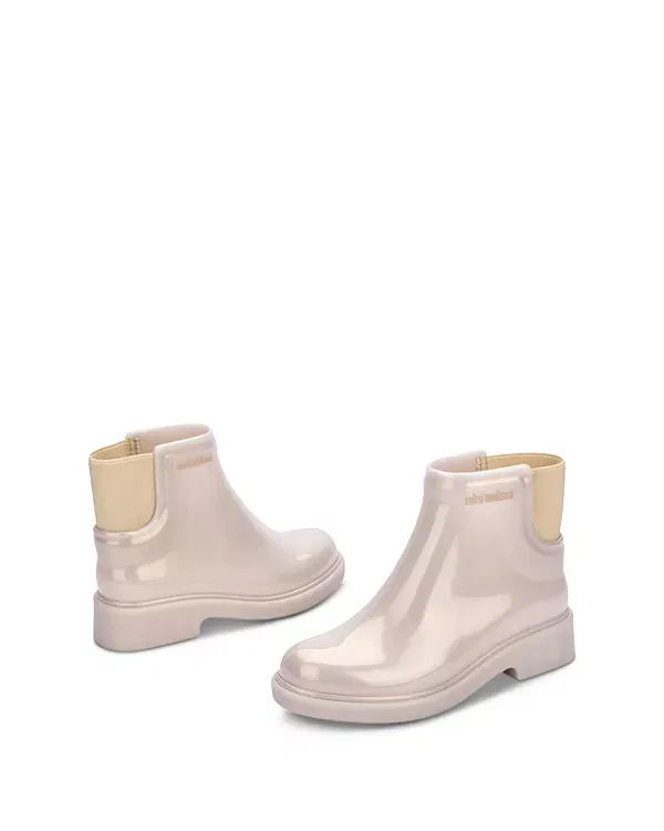 Детские ботинки для девочек Chelsea Boots II Mini Melissa, бежевый — фото 4