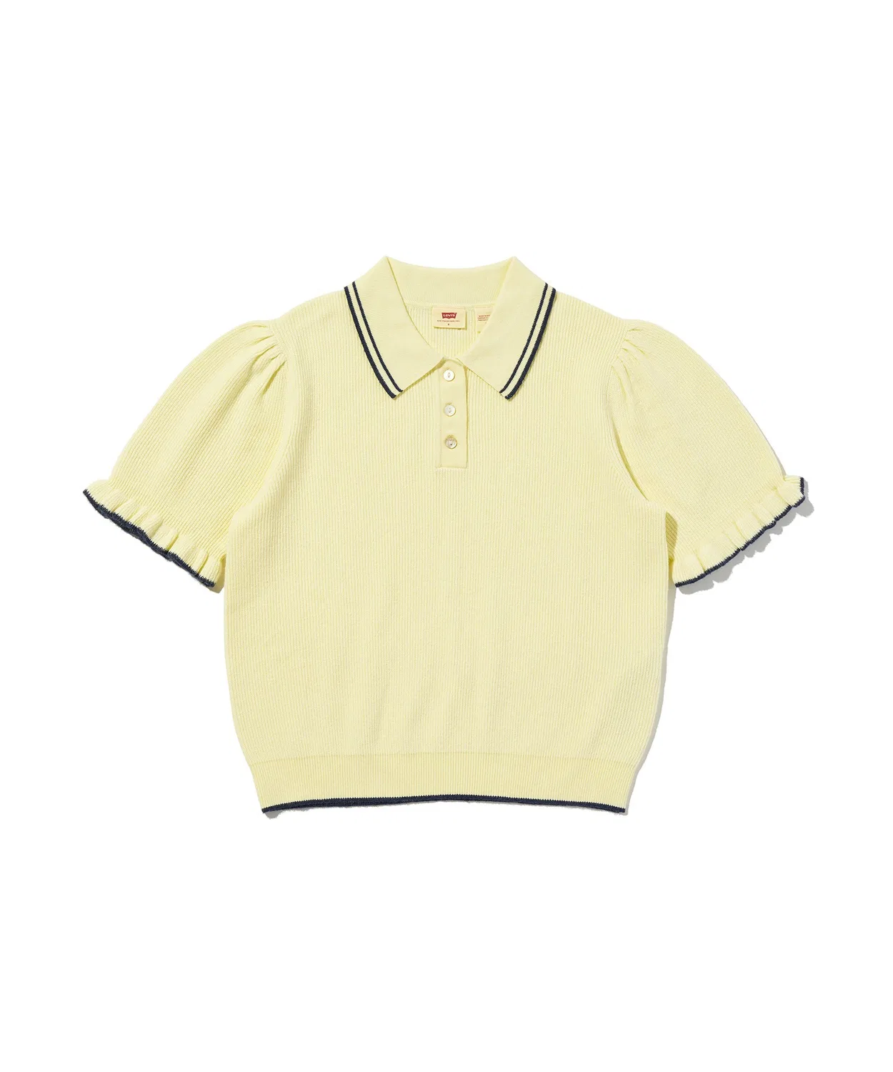 Женское поло с коротким рукавом Super Soft Summer Polo Levi's, Желтый — фото 4