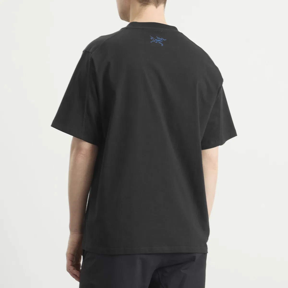 Футболка хлопковая с принтом Kragg Cotton Lithographica Arcteryx, Black — фото 3