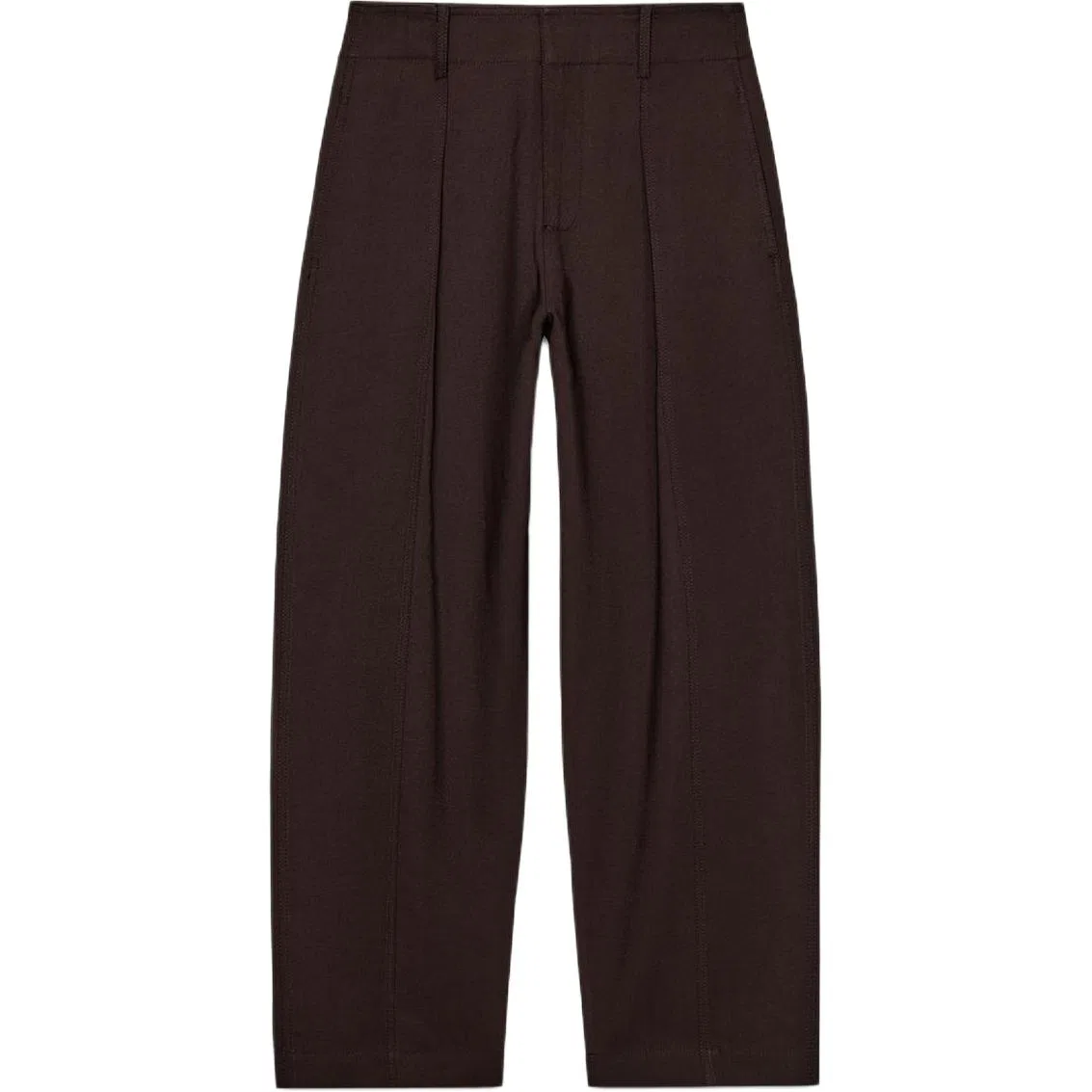 Женские брюки повседневные Chocolate ZARA