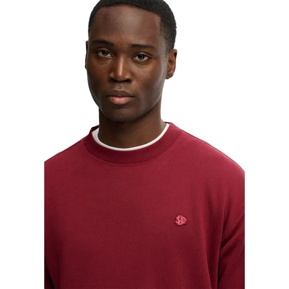 Свитшот Essential Heritage Crew Superdry, красный — фото 4