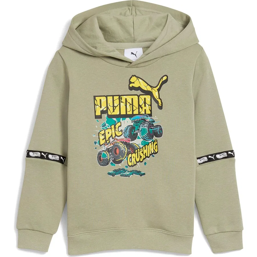 Детский худи с длинным рукавом Hot Wheels Puma, Синий — фото 4