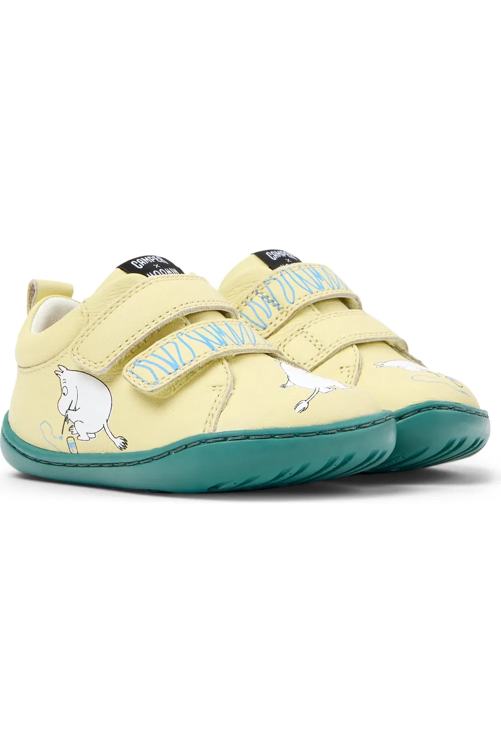 Ботинки детские Camper Peu Cami для первых шагов, на широкой подошве, Light Pastel Yellow