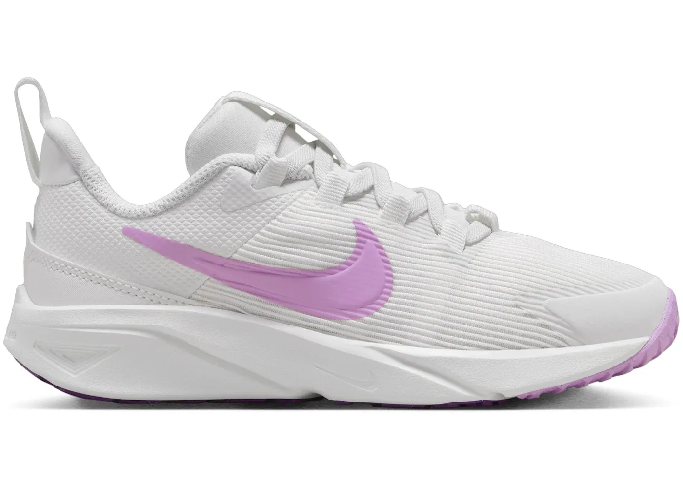 Детские кроссовки с шнуровкой Nike Star Runner 4 Nike, Summit White Viotech Summit White Beyond Pink