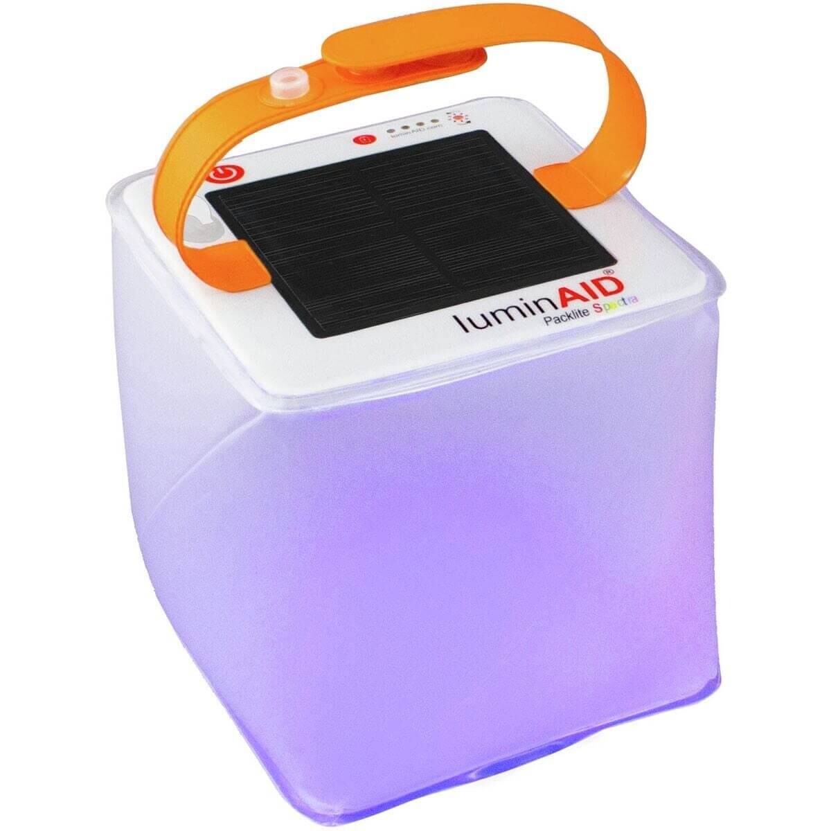 

Фонарь портативный LuminAID Packlite Spectra USB, мультиколор, Фиолетовый, Фонарь портативный LuminAID Packlite Spectra USB, мультиколор