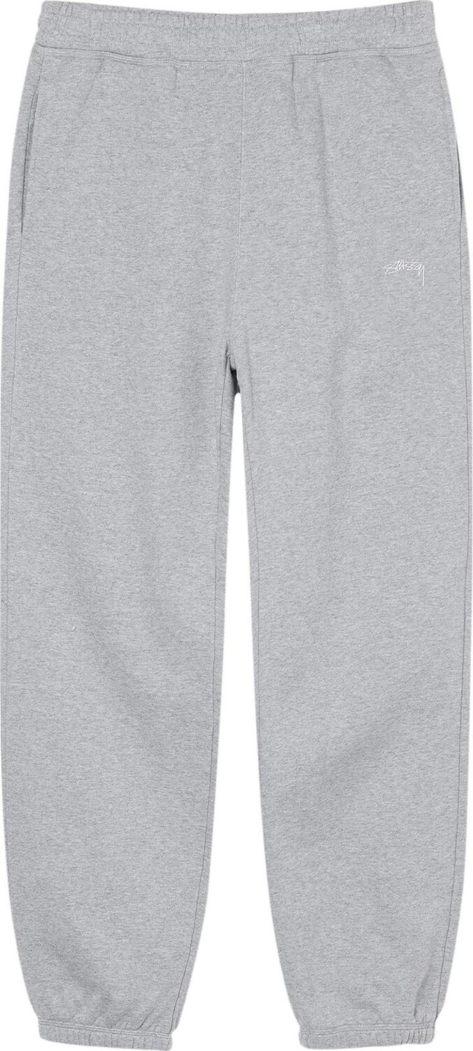 

Брюки Stussy Stock Logo Pant 'Grey Heather', серый