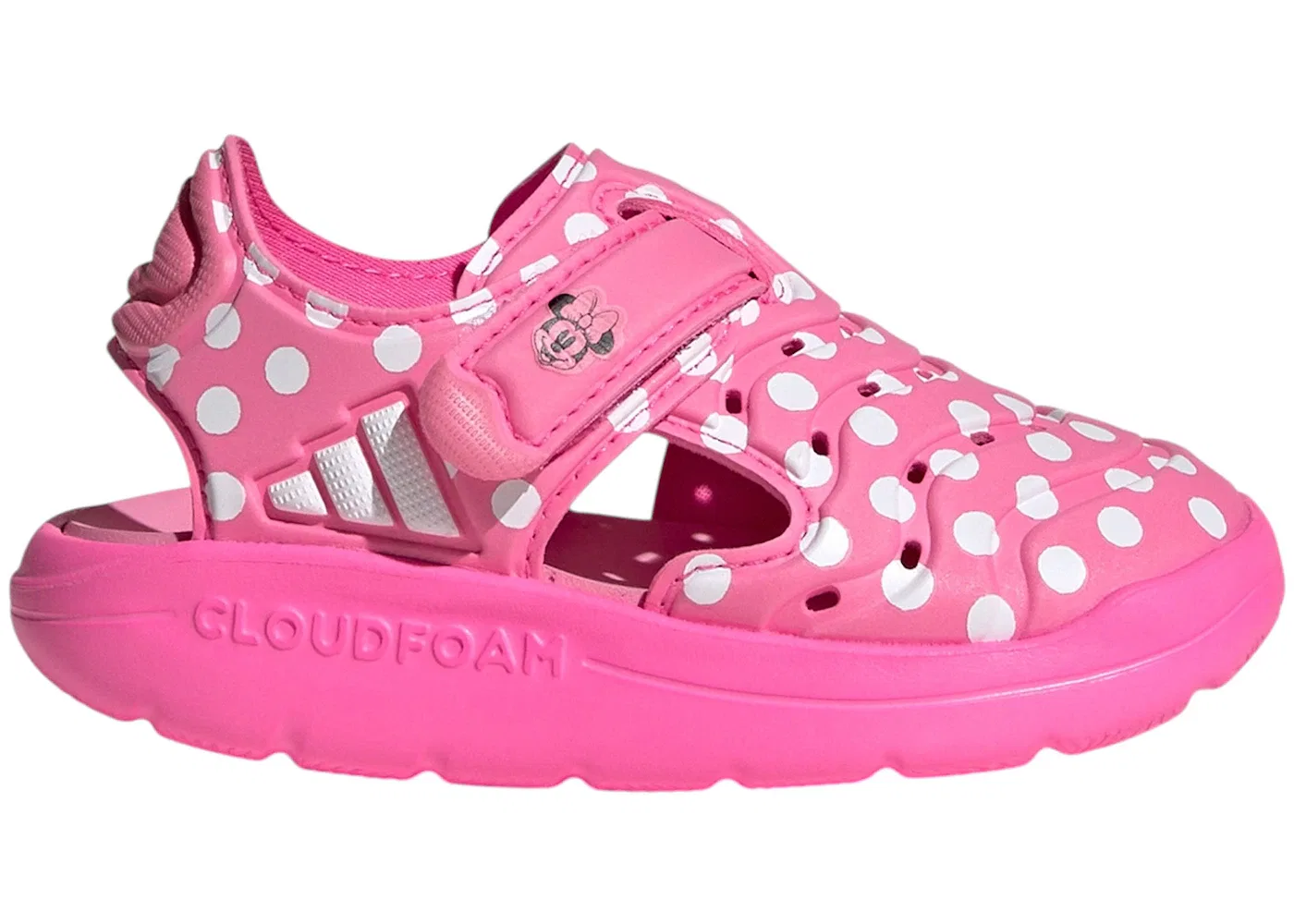 Детские сандалии водные с принтом Adidas Water Sandals Minnie Mouse Adidas, Bliss Pink Cloud White Lucid Pink