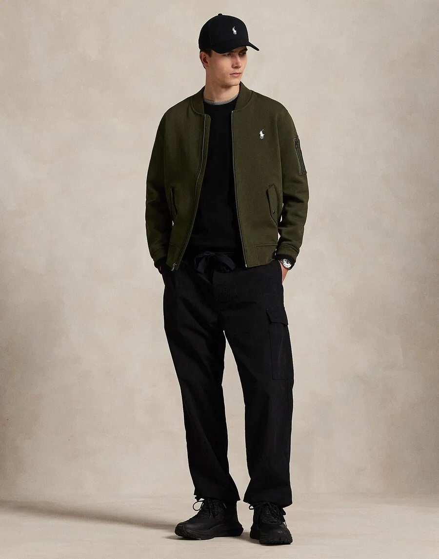 Куртка Polo Ralph Lauren Between-Season, оливкового цвета — фото 4