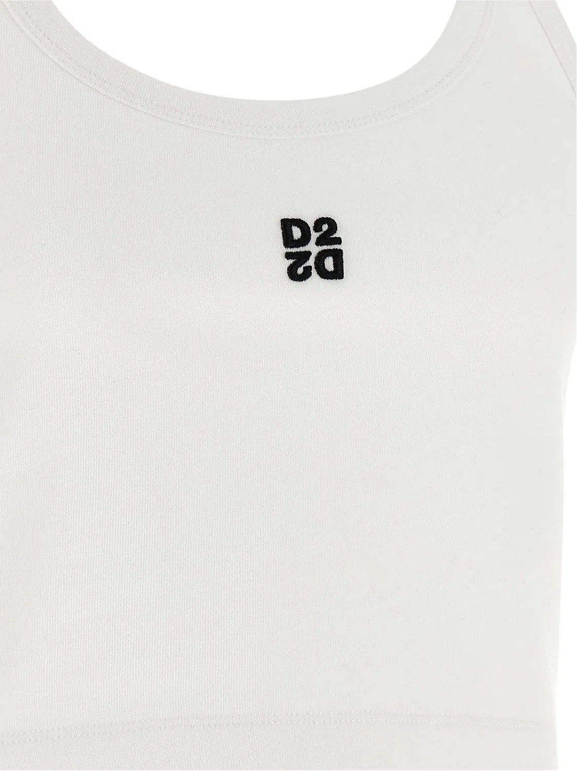 Майка D2 Upside Down DSQUARED2, белый — фото 4