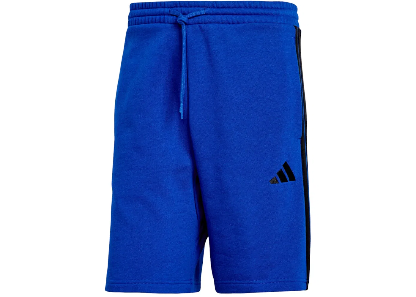 Мужские шорты из футера с лампасами Adidas, Royal Blue Black