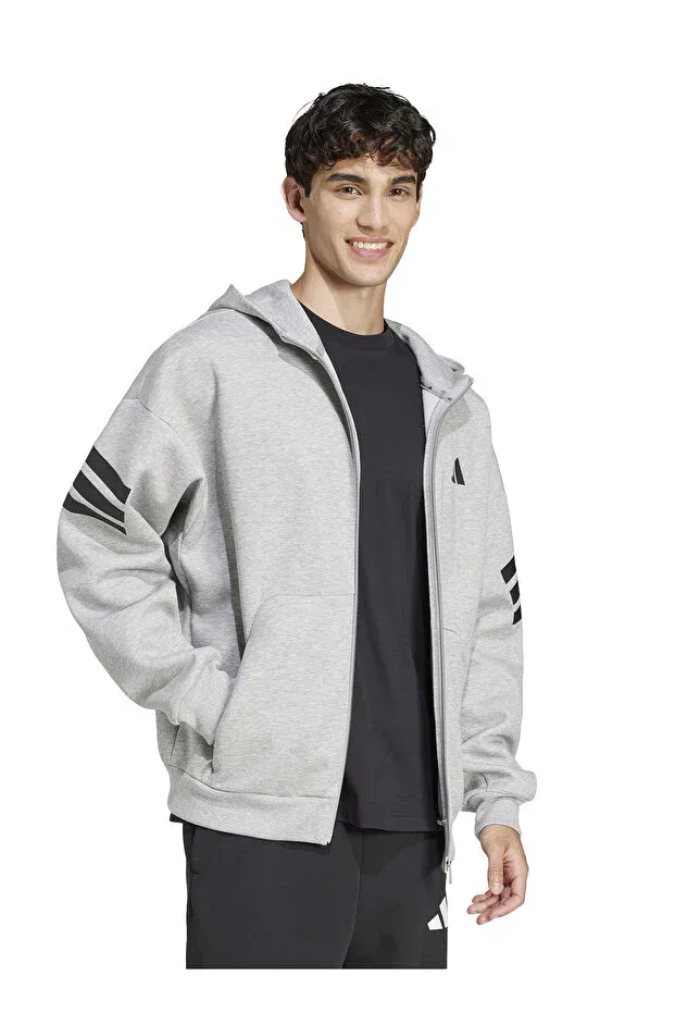 Мужская куртка с принтом Adidas, Gray