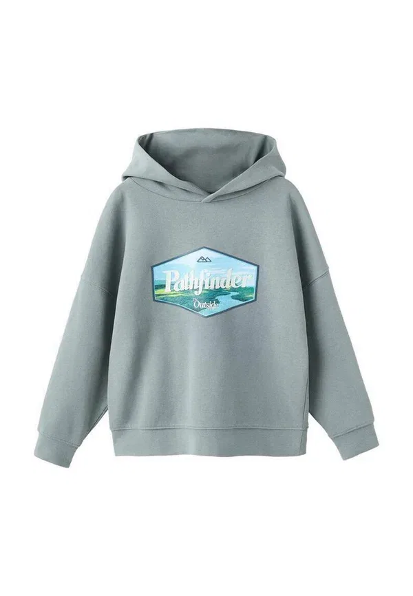 Толстовка Mango Kids, зеленый