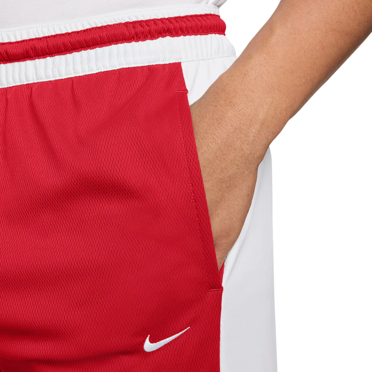 Мужские шорты с длинным рукавом Dri-FIT Game Classic 8" Nike, University Red/White — фото 4