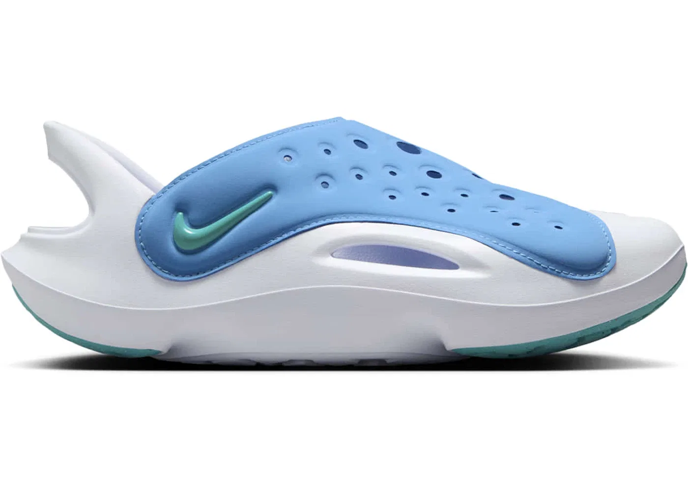 Детские кроссовки Lifestyle Nike Aqua Swoosh, Blue Beyond/White/Dusty Cactus