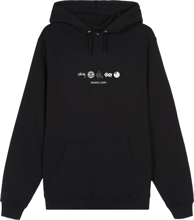 

Худи Stussy Global Desigh Corp. Hoodie 'Black', черный