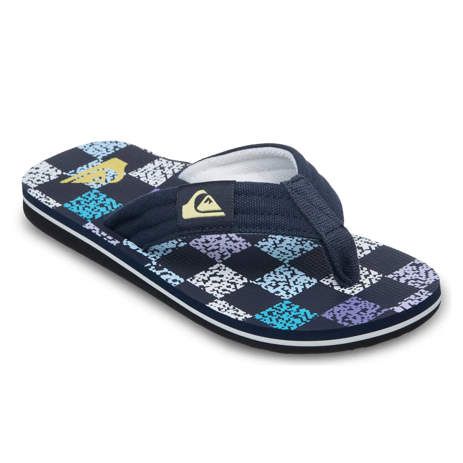 Детские шлепанцы для мальчиков с логотипом Molokai Layback Quiksilver, Azul / Blanco