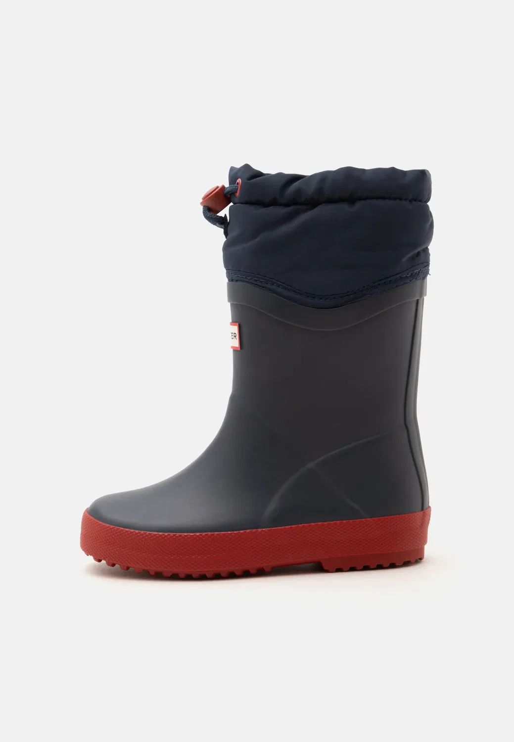 Первые детские утепленные сапоги унисекс - резиновые сапоги Hunter Original, Navy/Military Red