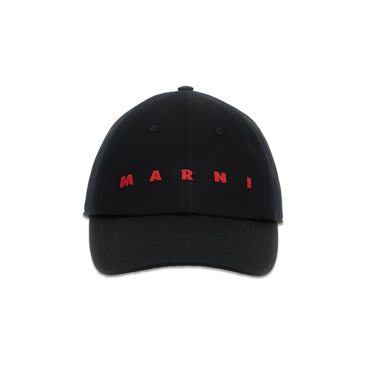 

Бейсболка Marni Logo Baseball Hat, черный