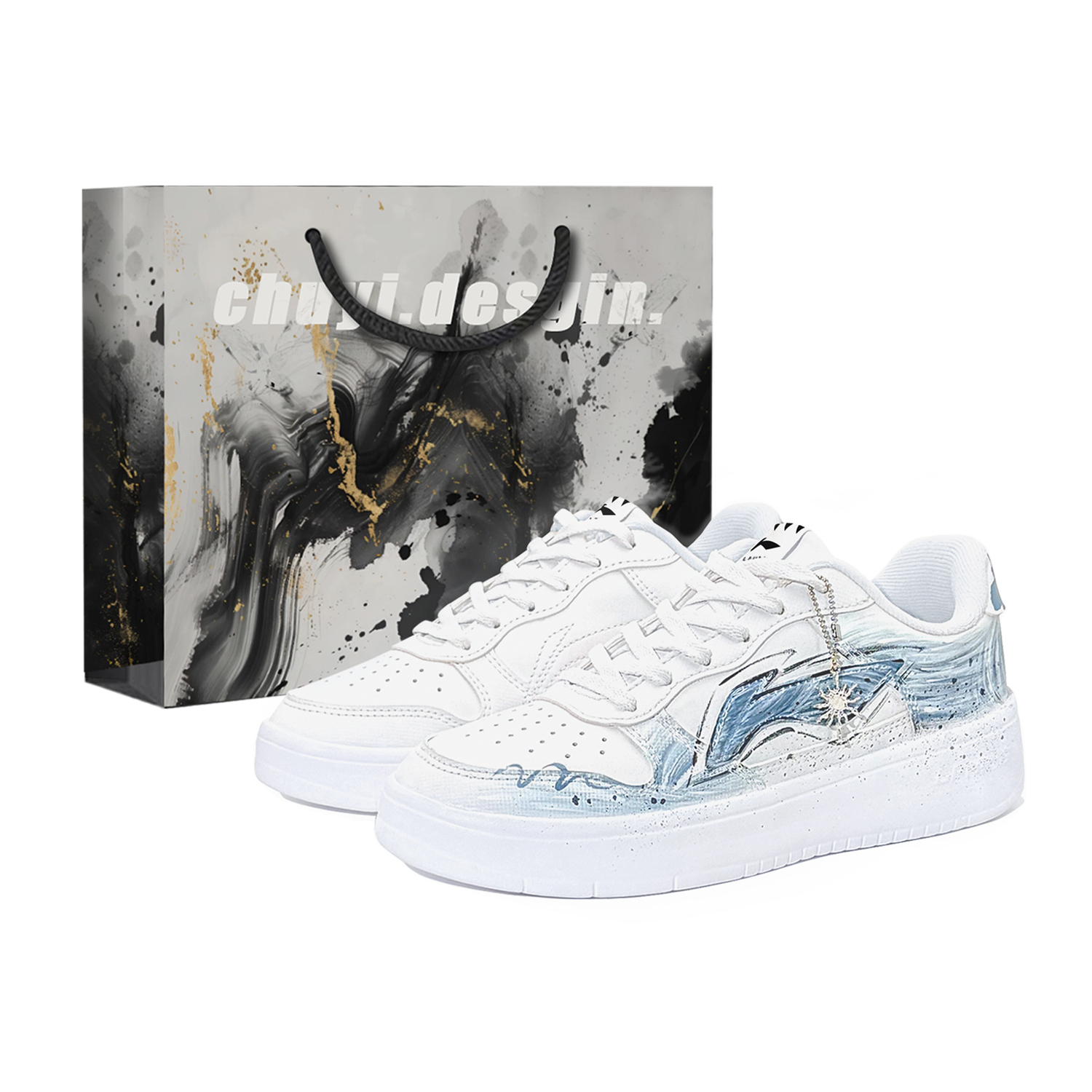 

Термостойкие абразивостойкие легкие лоу-топ скейтборд кроссовки pontoon boats для мужчин LINING, синий