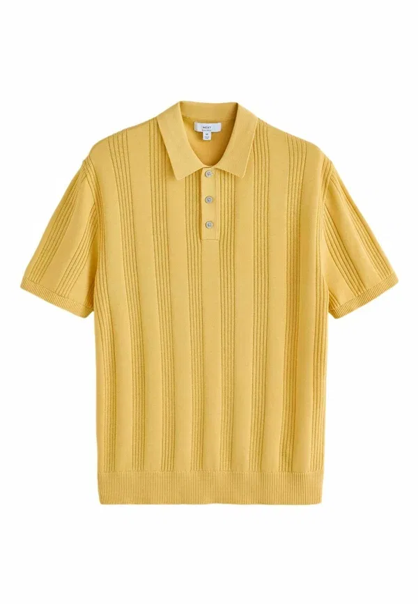 Футболка поло хлопок Next, Yellow, желтый