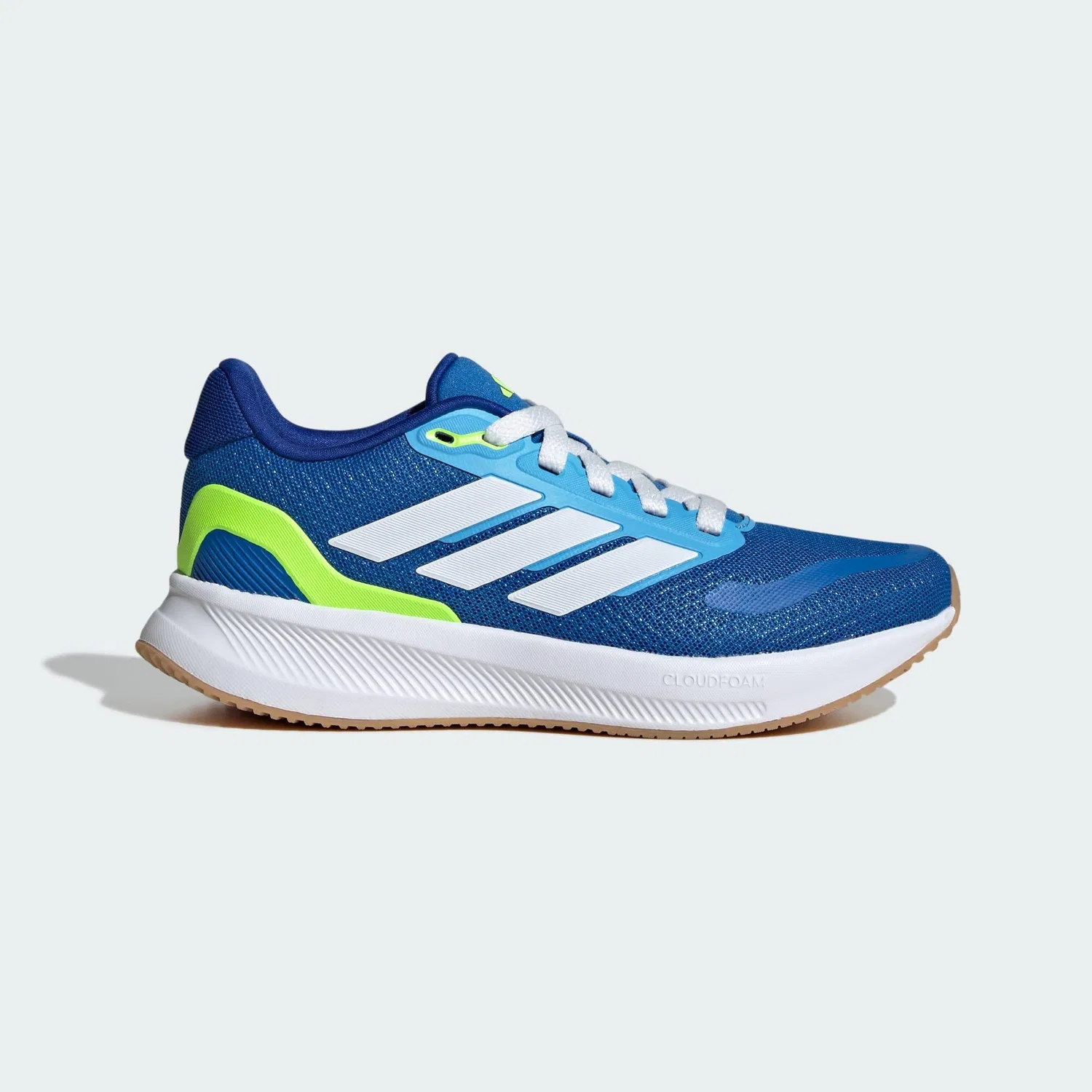 Детские кроссовки с шнуровкой Runfalcon 5 Adidas, Konigsblau Weiss Gelb